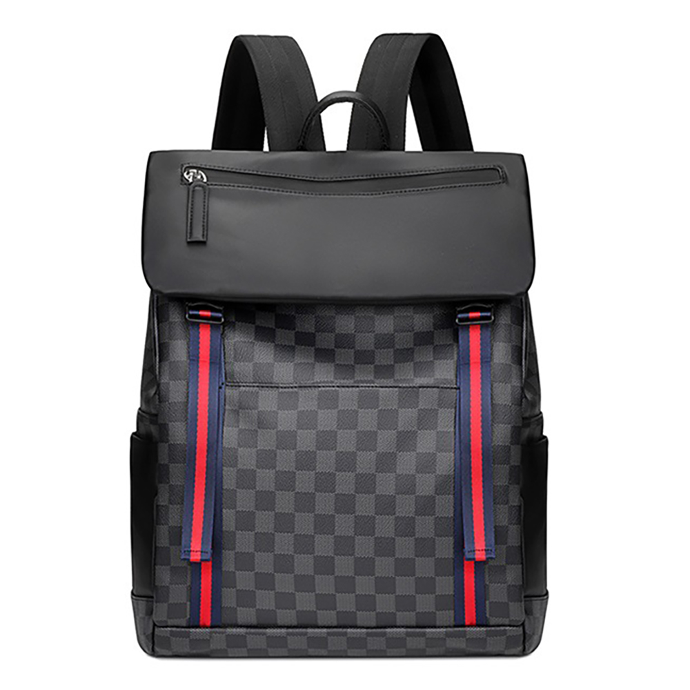 Factory Price Fashion Checkered USB Charging Business Bag for Business Travel