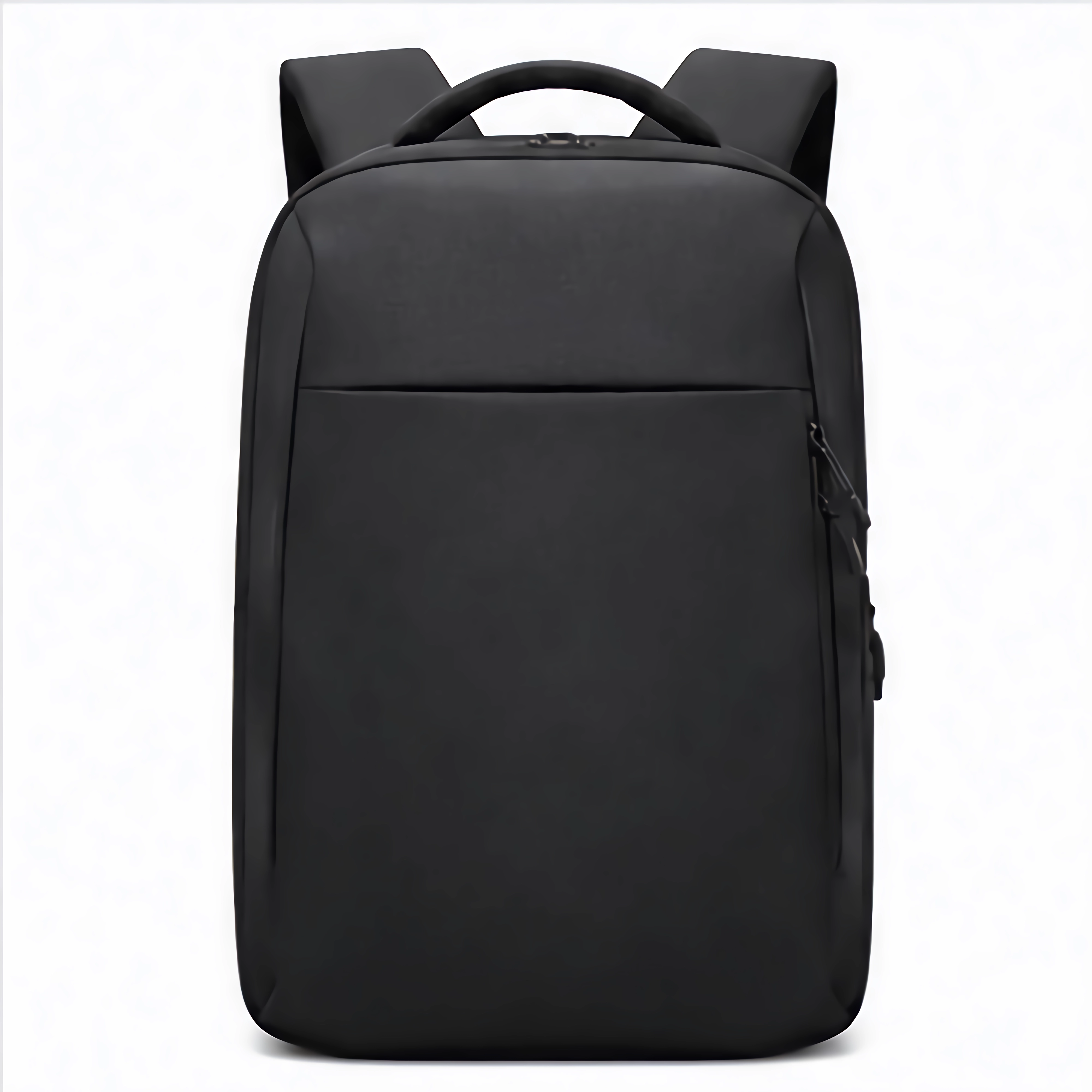Professional Business Laptop Backpack Premium Black Commuter Rucksack with Luggage Strap Water-Resistant Office Daypack for Executives