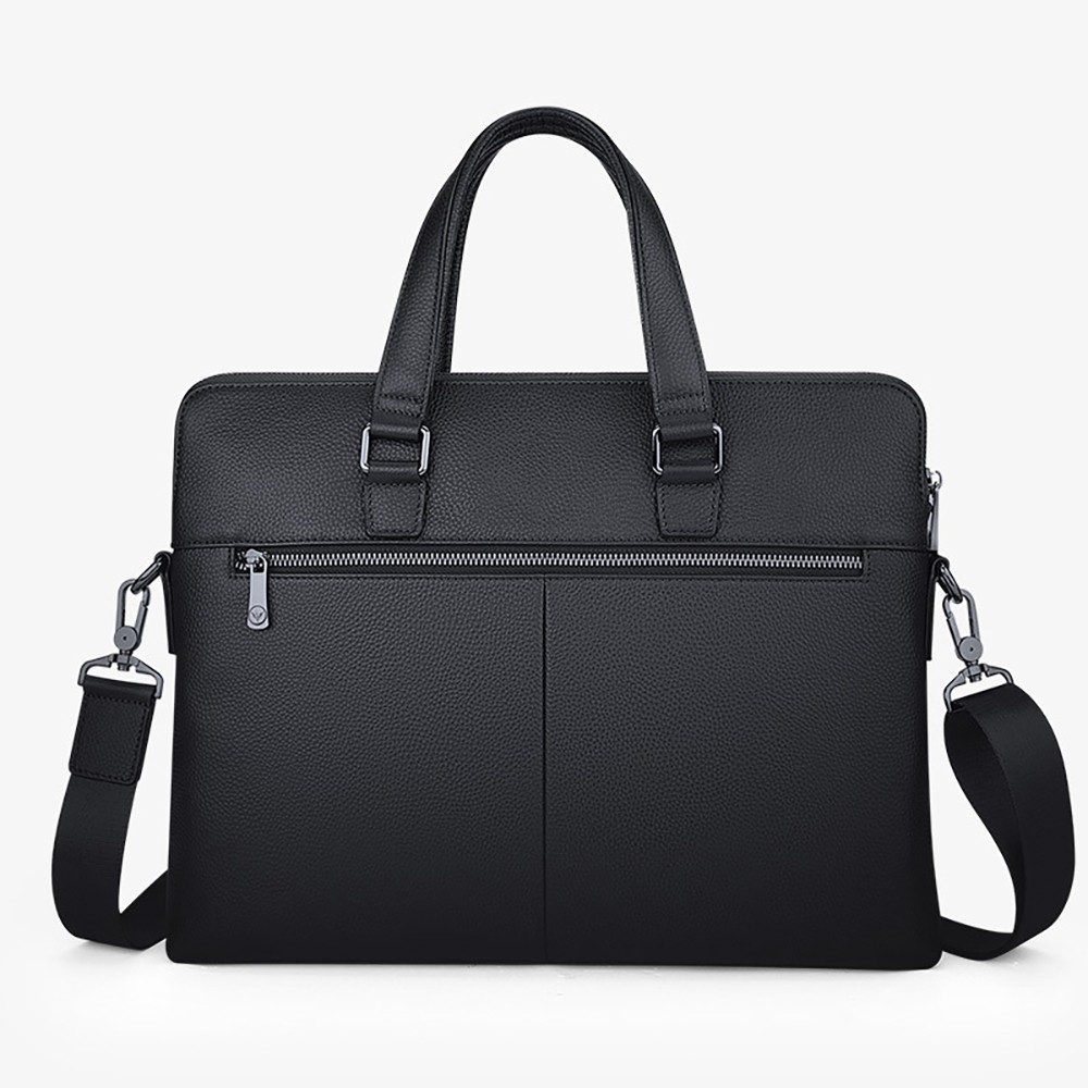 Briefcase Flexible Grain Leather with Multi-Pocket for Business Executives & Office | Wholesale & Custom OEM/ODM Manufacturer