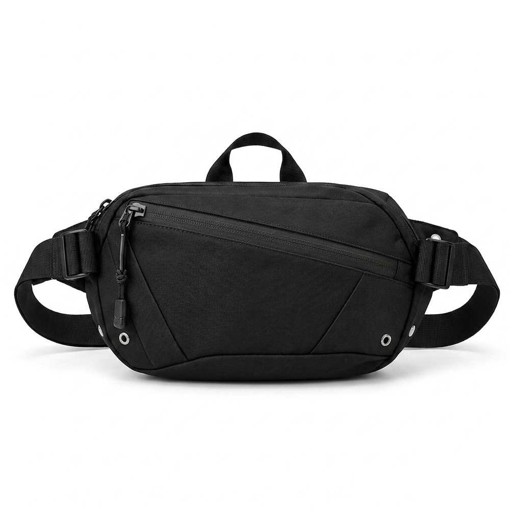 Waist Bag Water Resistant Nylon Urban Sling Chest Pack with EDC Organizer for Men Travel B2B Wholesale