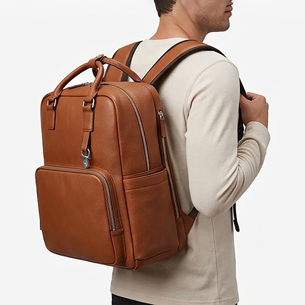 Leather Diaper Backpack PU Waterproof Travel Parents Wholesale