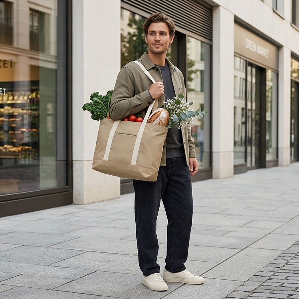Shopping Bag Reusable Canvas Casual Daily Wholesale