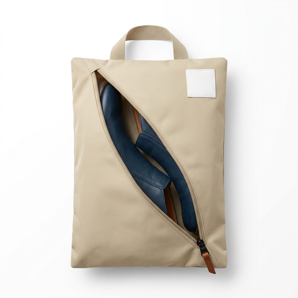Shoe Bag Durable Canvas Diagonal Zipper Travel Luggage Unisex Wholesale