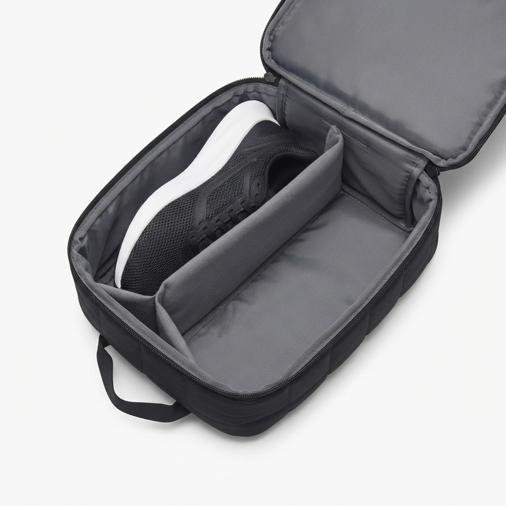 Shoe Bag Quilted Nylon Crossbody Travel Gym Sports Wholesale