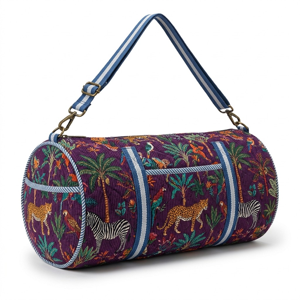 Yoga Bag Quilted Floral Fabric Fitness Women Wholesale