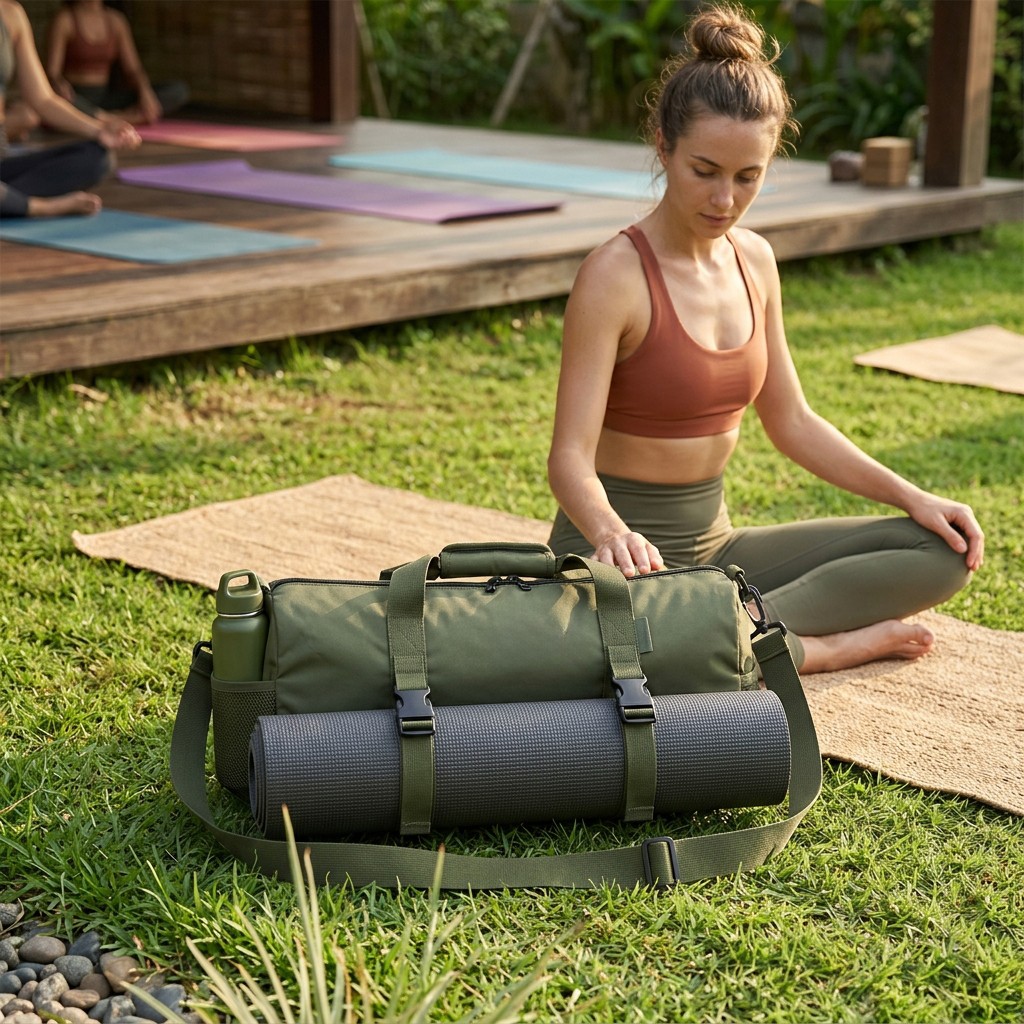 Yoga Bag Waterproof Nylon Fabric Fitness Women B2B
