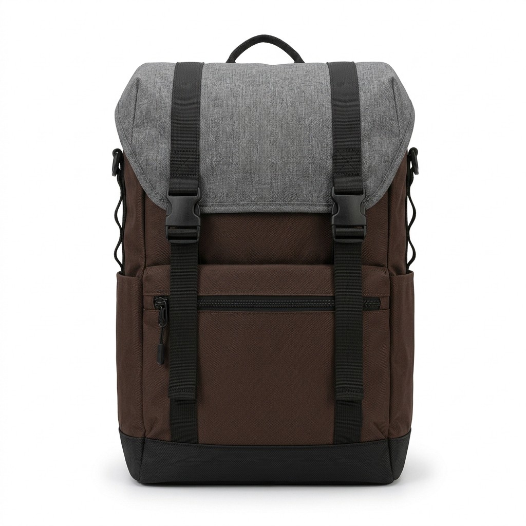 Winter Sports Bag Waterproof Canvas Brown Grey Snow Resort Men B2B