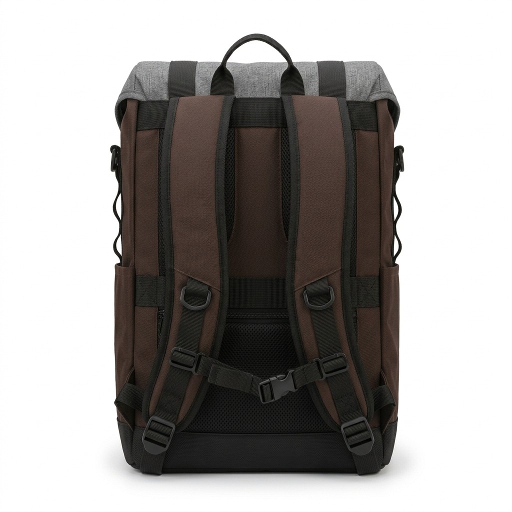 Winter Sports Bag Waterproof Canvas Brown Grey Snow Resort Men B2B