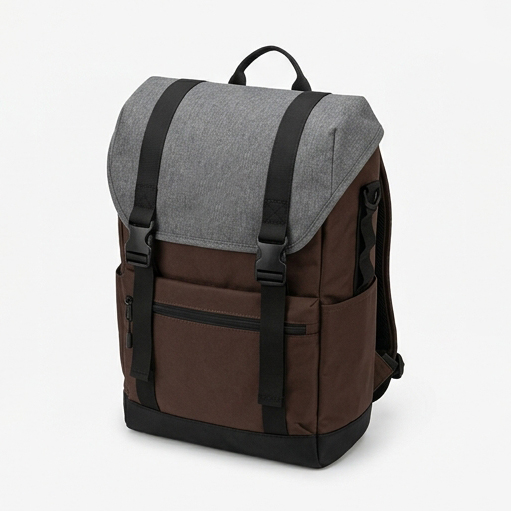 Winter Sports Bag Waterproof Canvas Brown Grey Snow Resort Men B2B