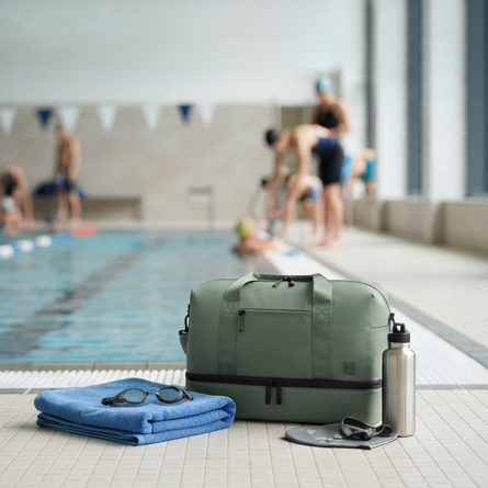 Swimming Bag Waterproof Sage Green Pool Resort Unisex B2B
