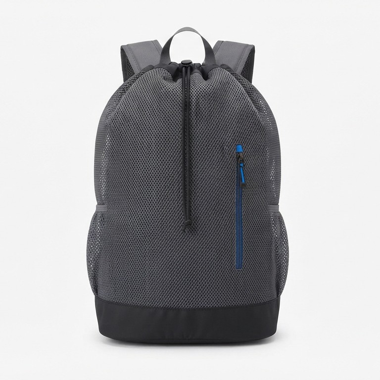Swimming Bag Heavy Duty Mesh Dark Grey Pool Swimmers B2B