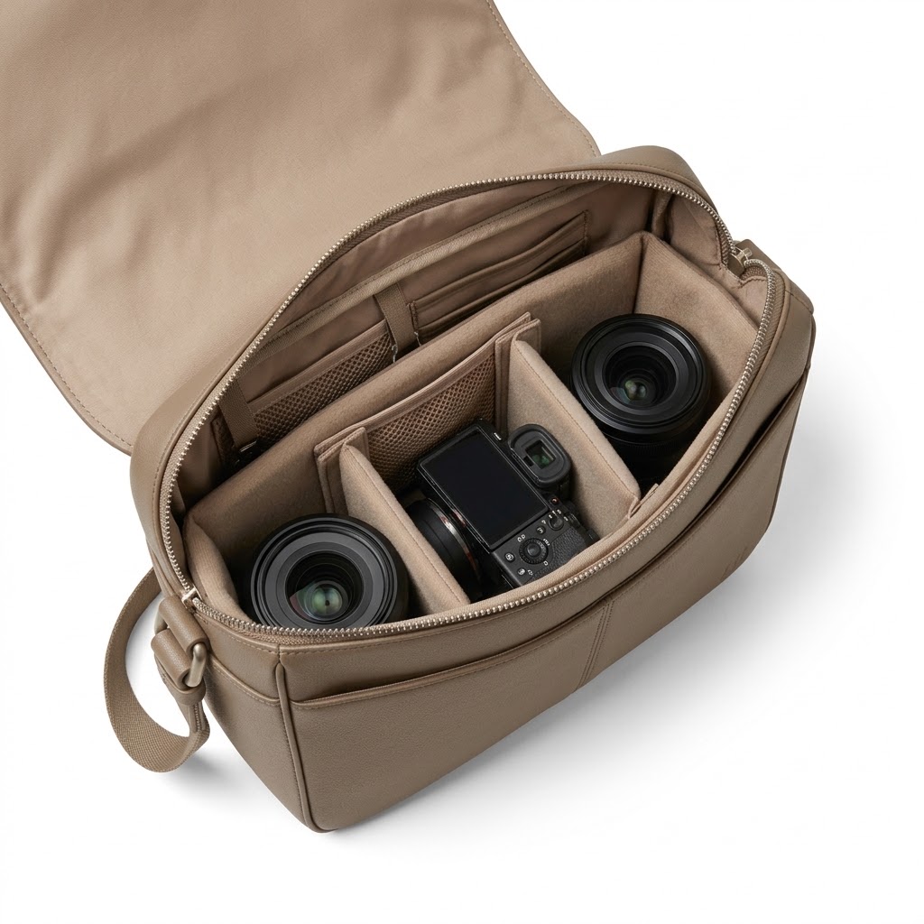 Camera Bag PU Leather Urban Street Fashion Unisex B2B