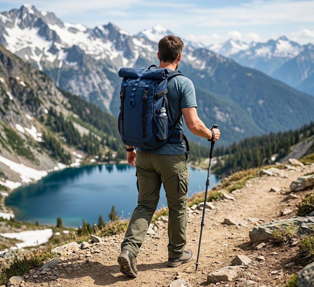 Hiking Bag Waterproof Oxford Fabric Outdoor and Trekking Unisex B2B