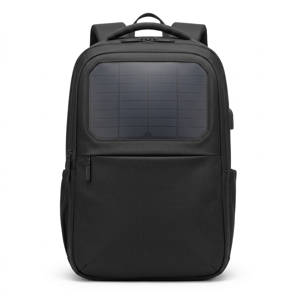 Solar Backpack Waterproof Oxford Fabric Outdoor and Business Unisex B2B