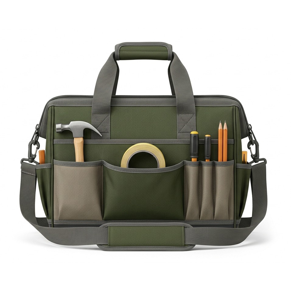 Tool Bag Heavy Duty Canvas Material Construction and Woodworking B2B