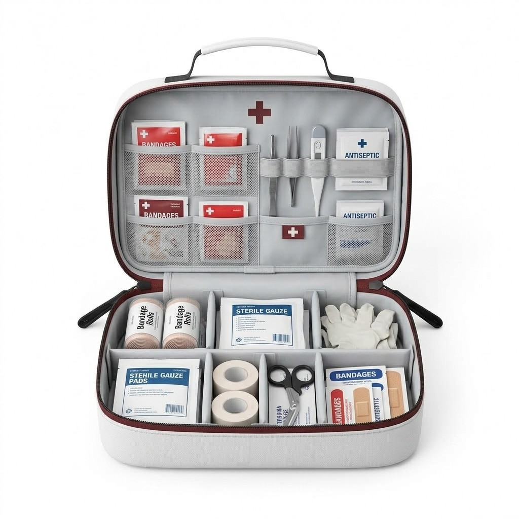First Aid Kit Bag Waterproof Canvas Portable for Emergency and Travel B2B