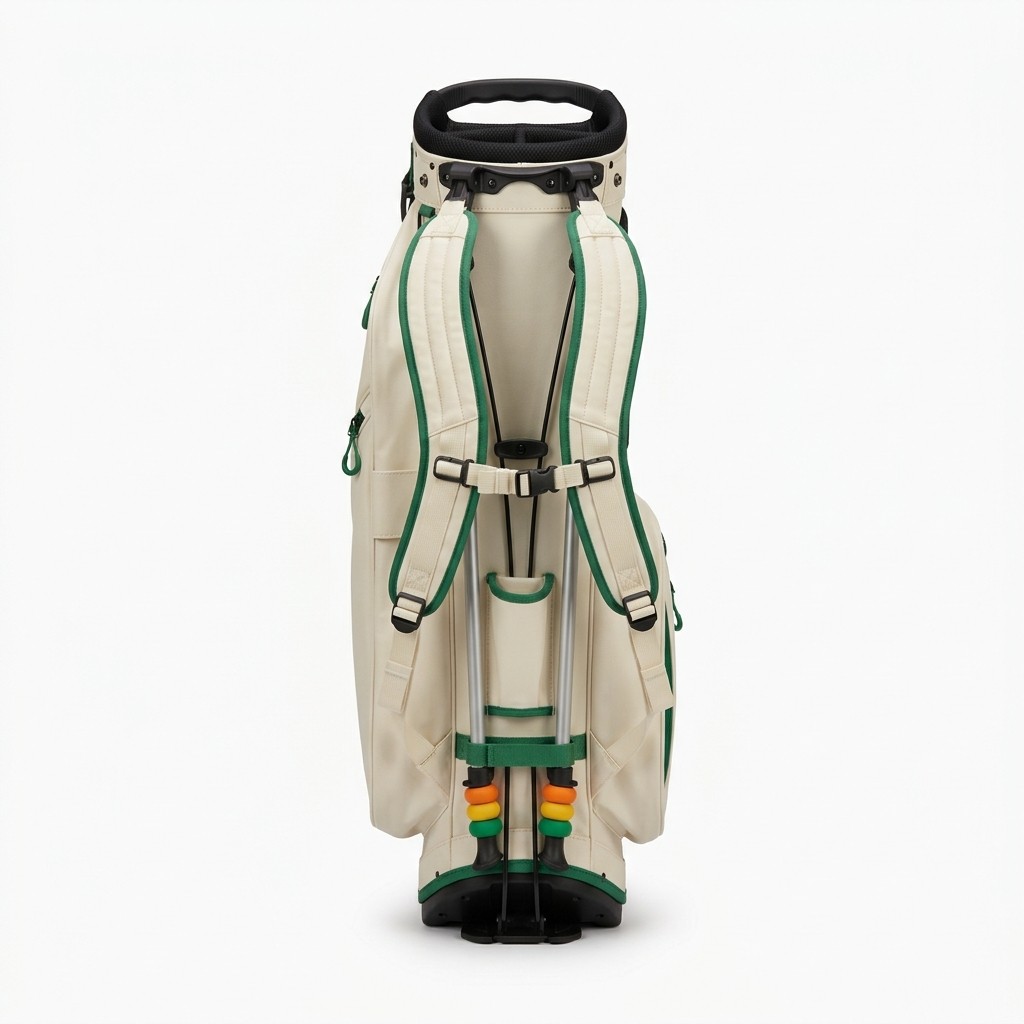 Golf Bag Waterproof PU Leather And Canvas For Golf Course And Players B2B