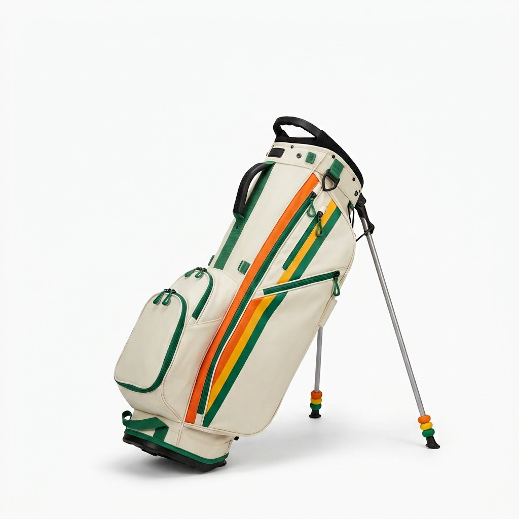 Golf Bag Waterproof PU Leather And Canvas For Golf Course And Players B2B
