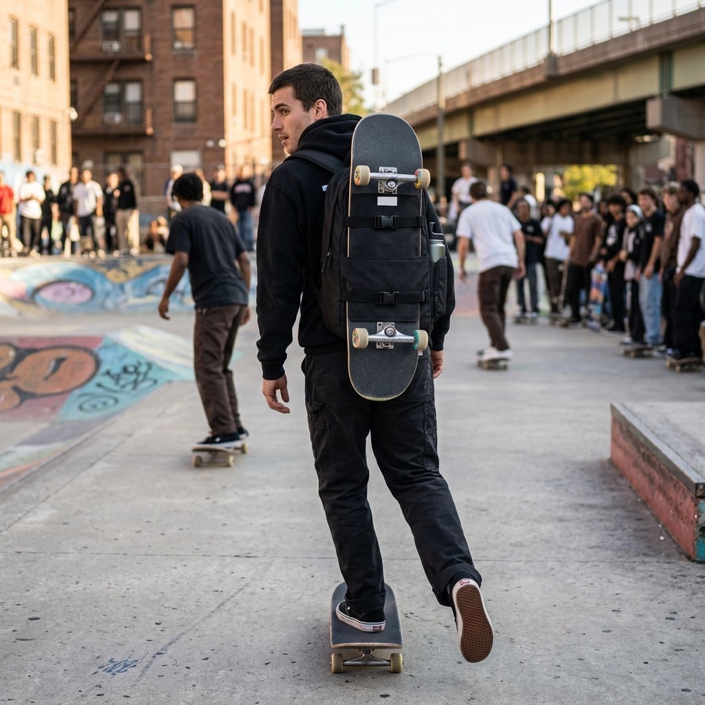 Skateboard Bag Waterproof Oxford Fabric For Skaters And Commuters B2B