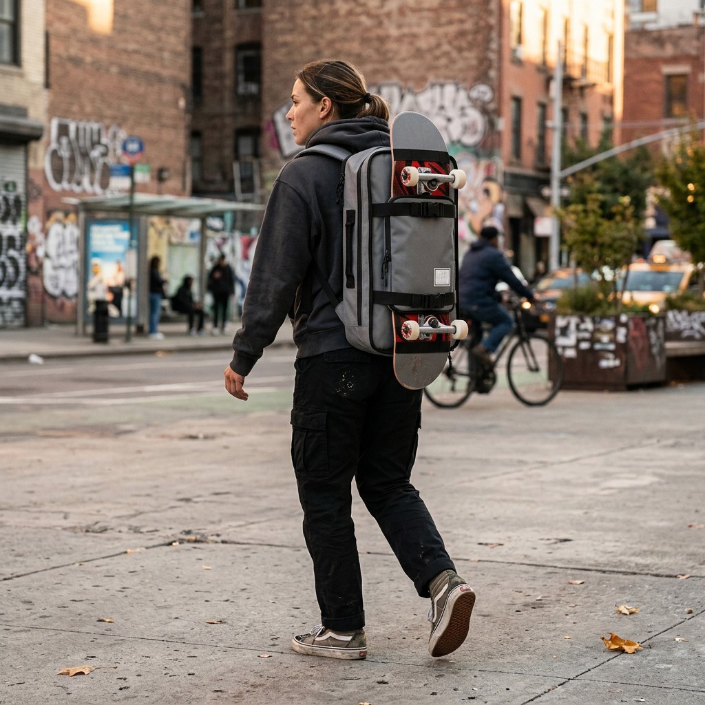 Skateboard Bag Waterproof Oxford Fabric For Skaters And Commuters B2B
