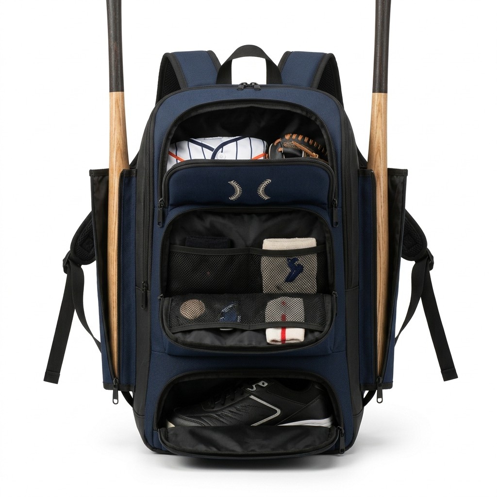 Baseball Bag Waterproof Oxford Fabric For Athletes And Baseball Teams B2B