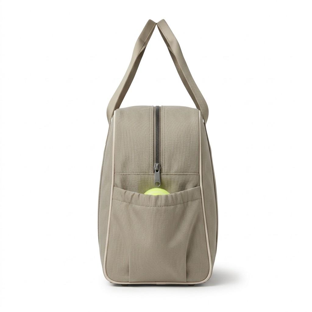 Tennis Bag Waterproof Canvas Neutral Tone For Women Sports B2B