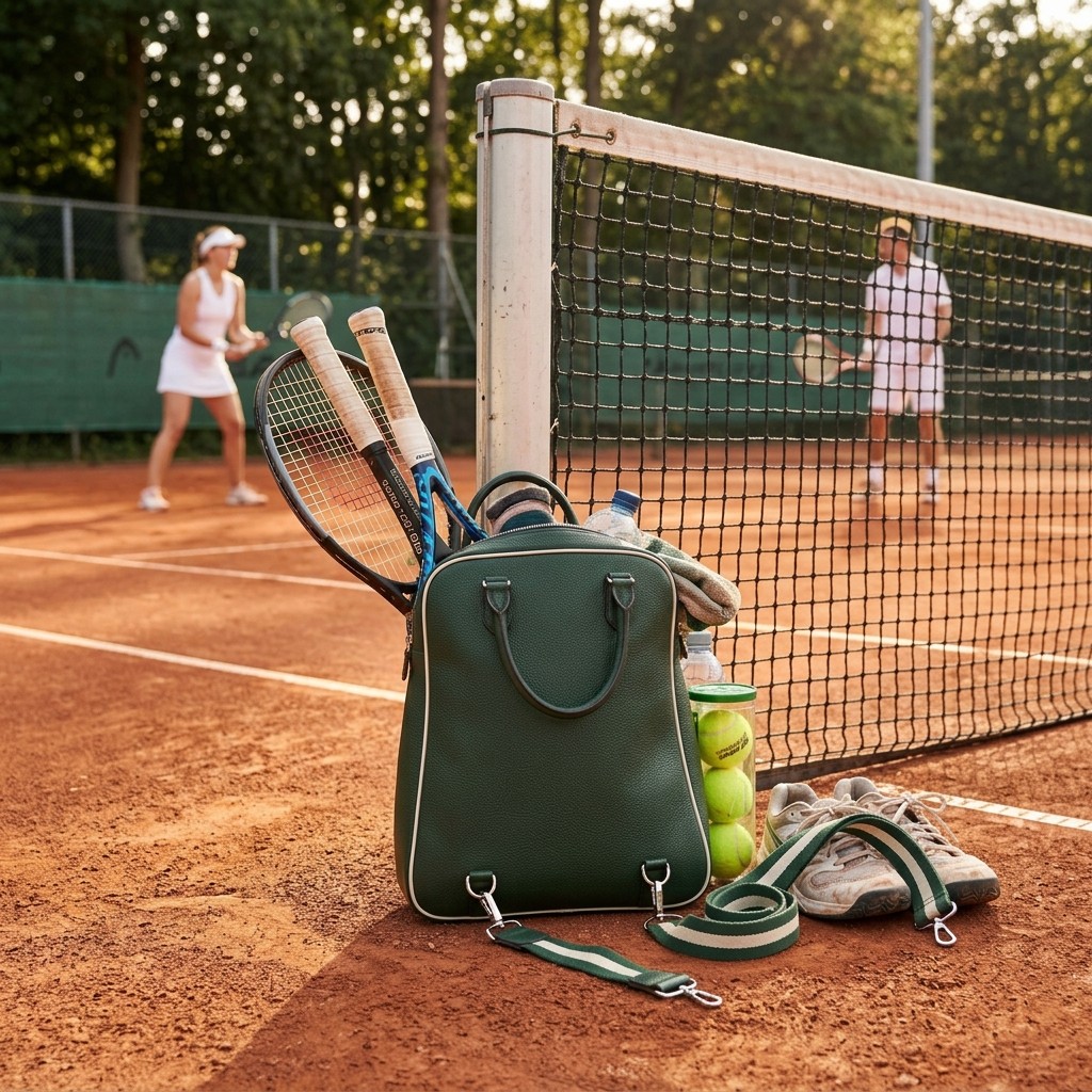 Tennis Bag Pebble Leather Sports For Women B2B