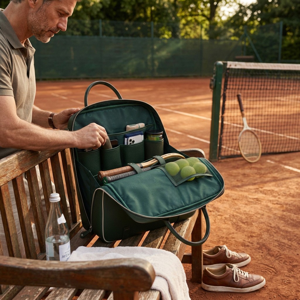 Tennis Bag Pebble Leather Sports For Women B2B