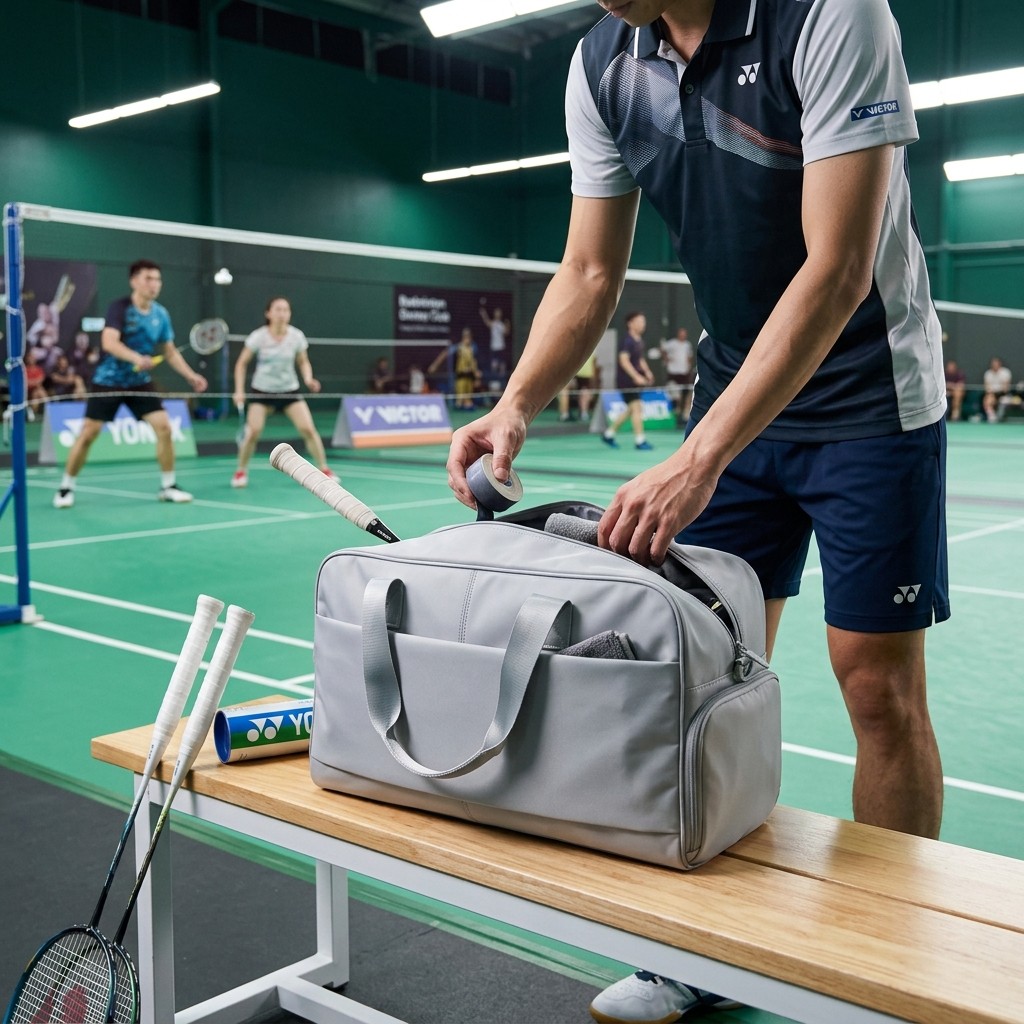 Badminton Bag Waterproof Gym Duffel For Training B2B