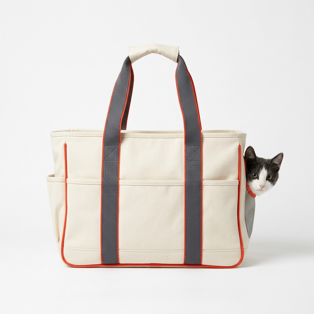 Pet Tote Bag Canvas Breathable For Travel Small Dogs Cats B2B