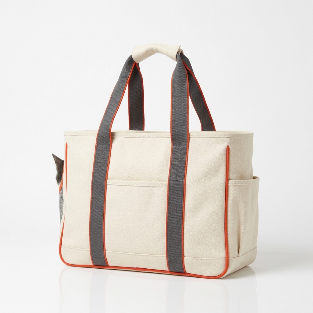 Pet Tote Bag Canvas Breathable For Travel Small Dogs Cats B2B