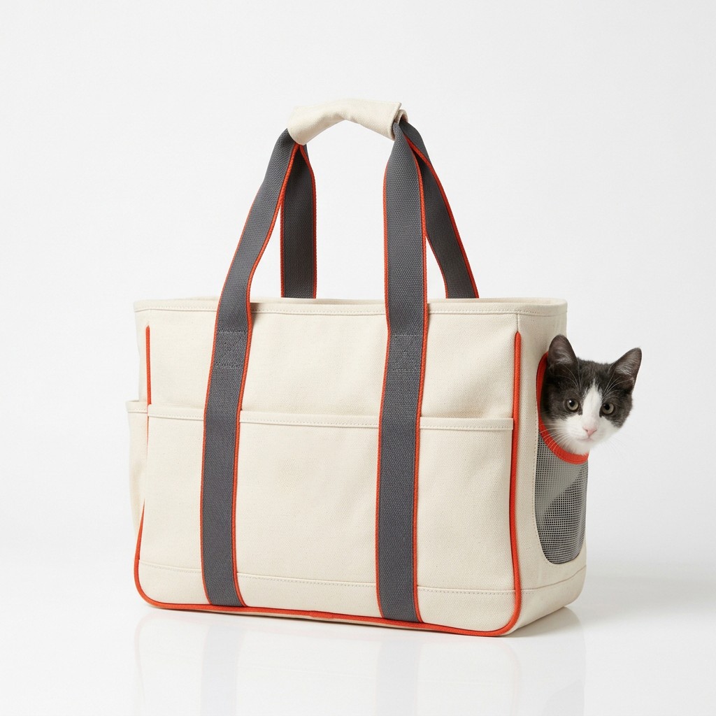 Pet Tote Bag Canvas Breathable For Travel Small Dogs Cats B2B