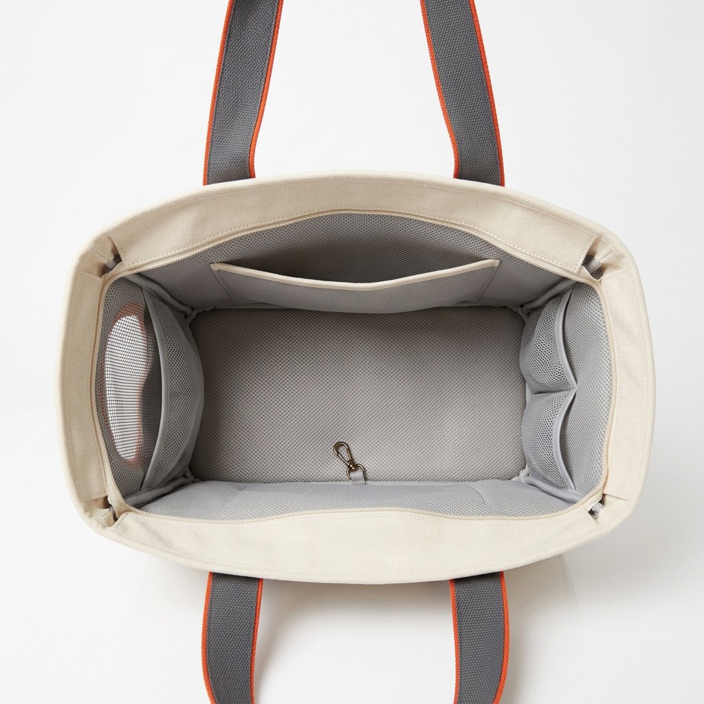 Pet Tote Bag Canvas Breathable For Travel Small Dogs Cats B2B