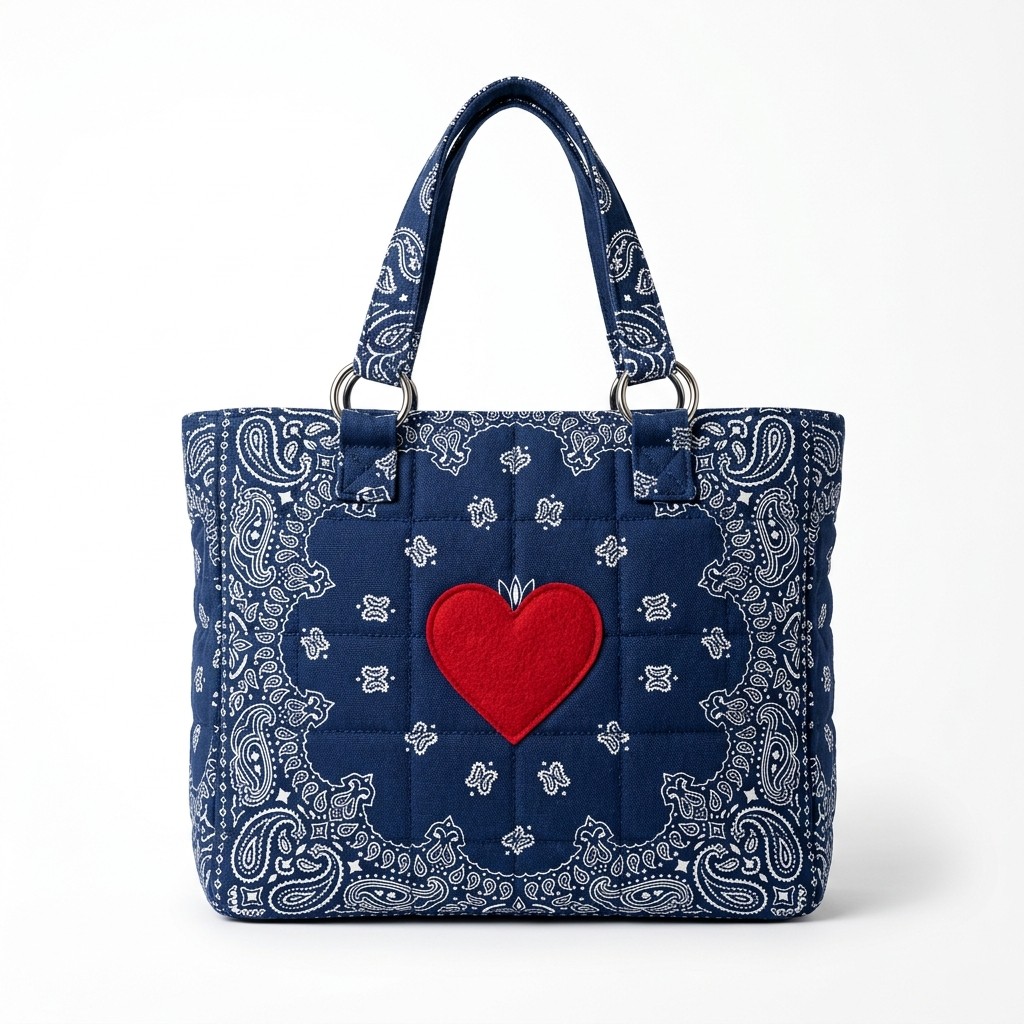 Fashion Handbag Quilted Paisley Print For Women Casual Daily B2B