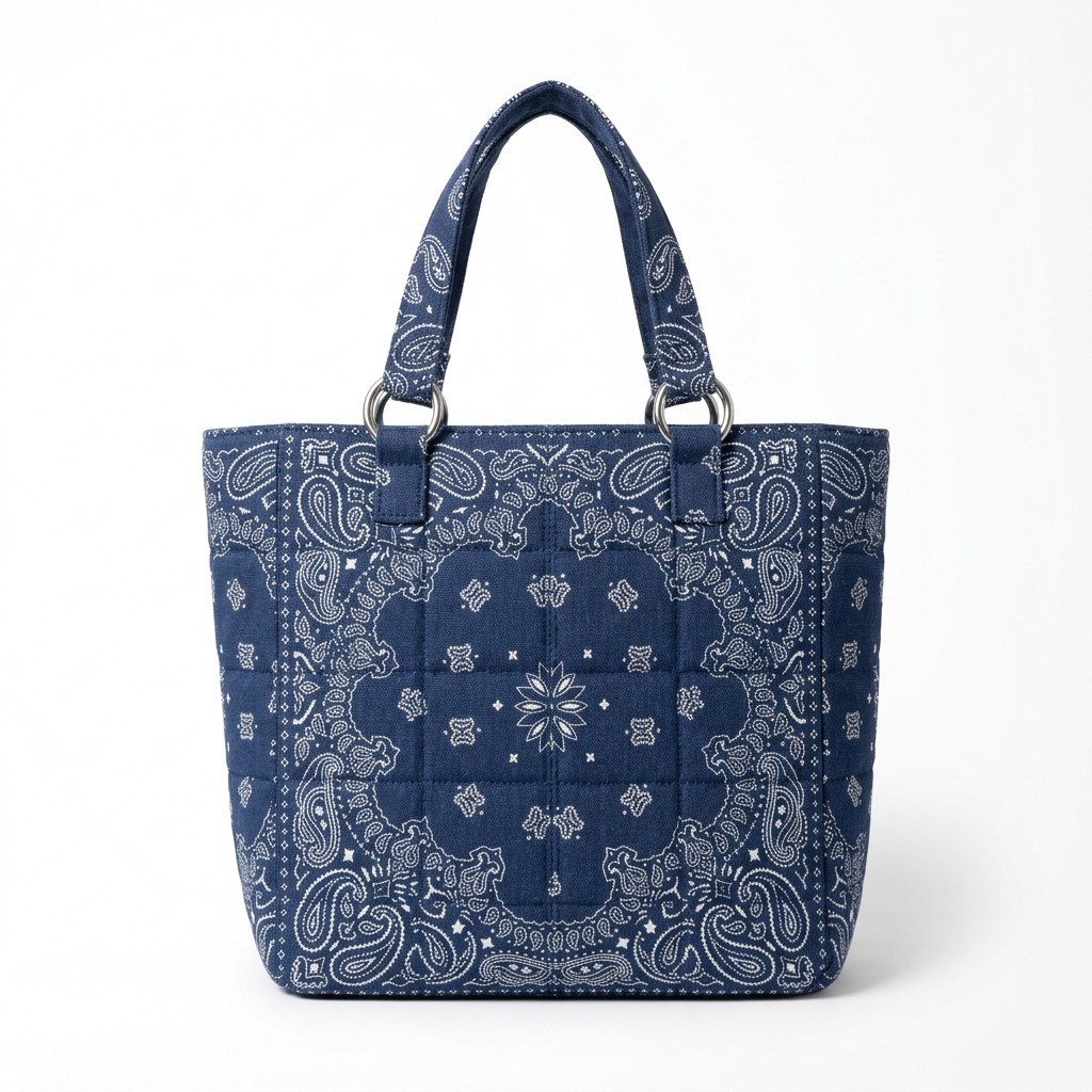 Fashion Handbag Quilted Paisley Print For Women Casual Daily B2B