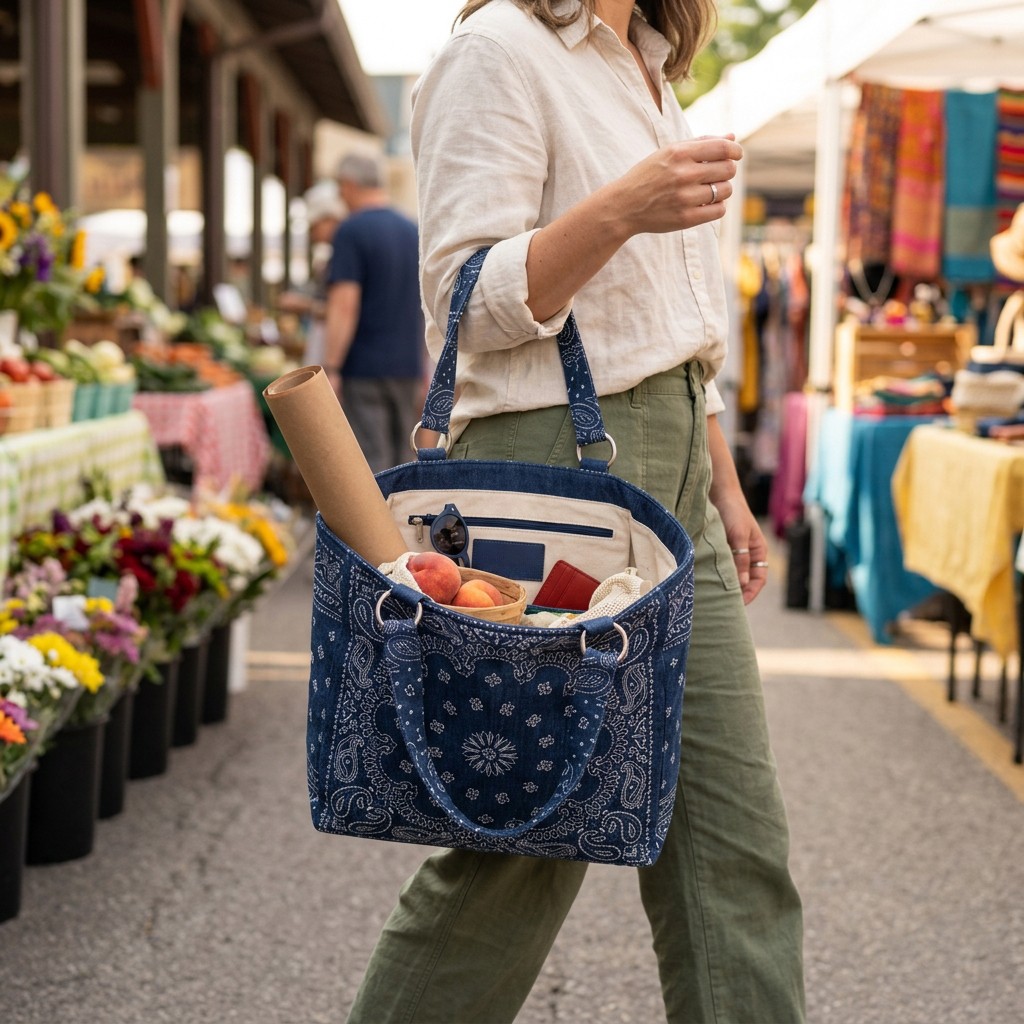 Fashion Handbag Quilted Paisley Print For Women Casual Daily B2B