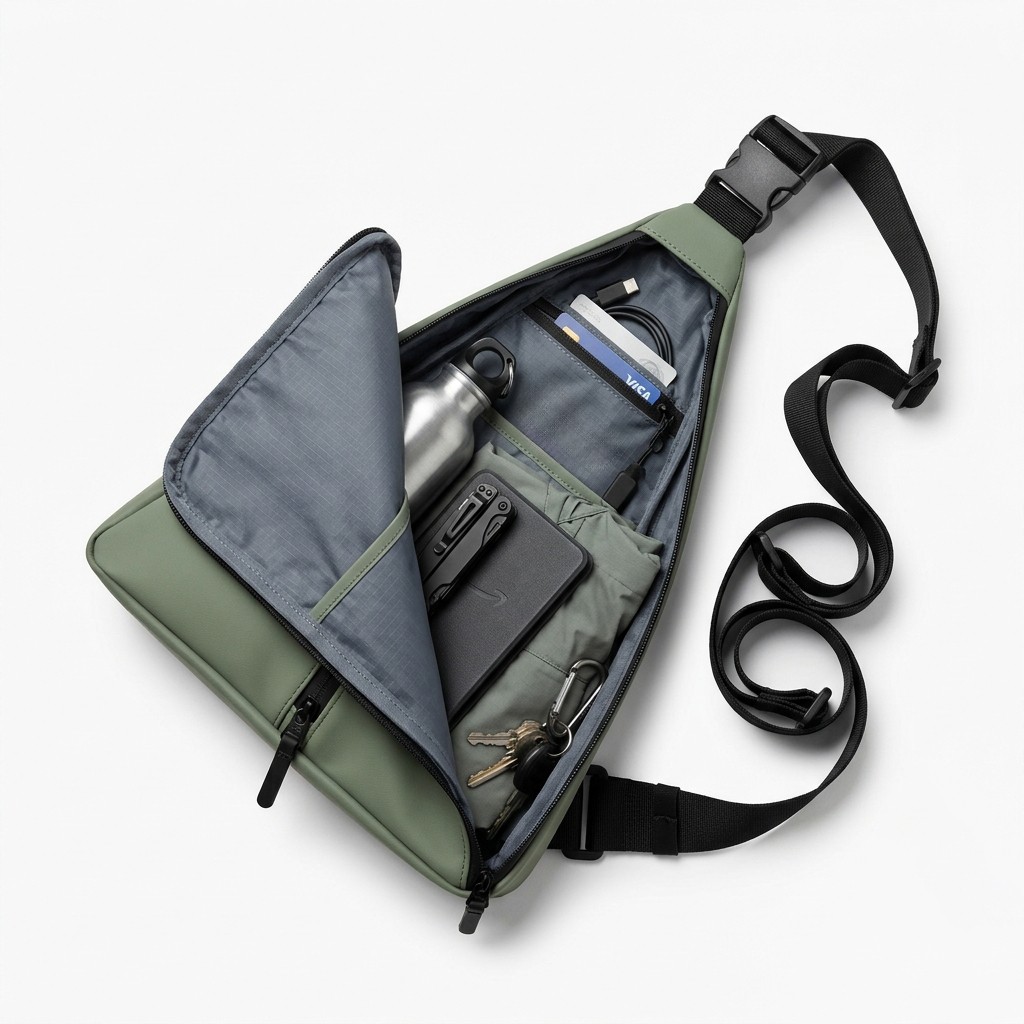 Fashion Sling Bag Waterproof Triangle For Men Women Outdoor B2B