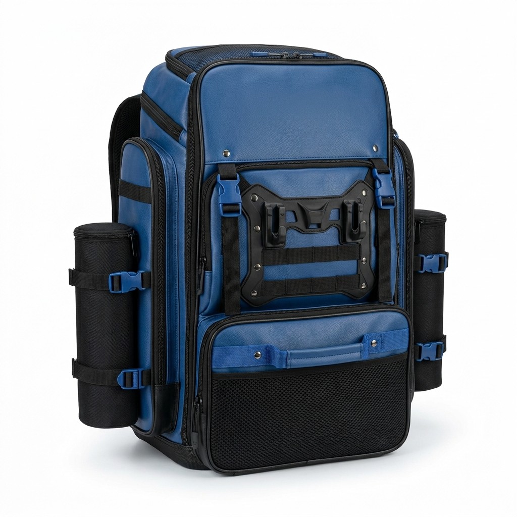 Fishing Bag Backpack Waterproof Leather For Anglers Outdoor B2B