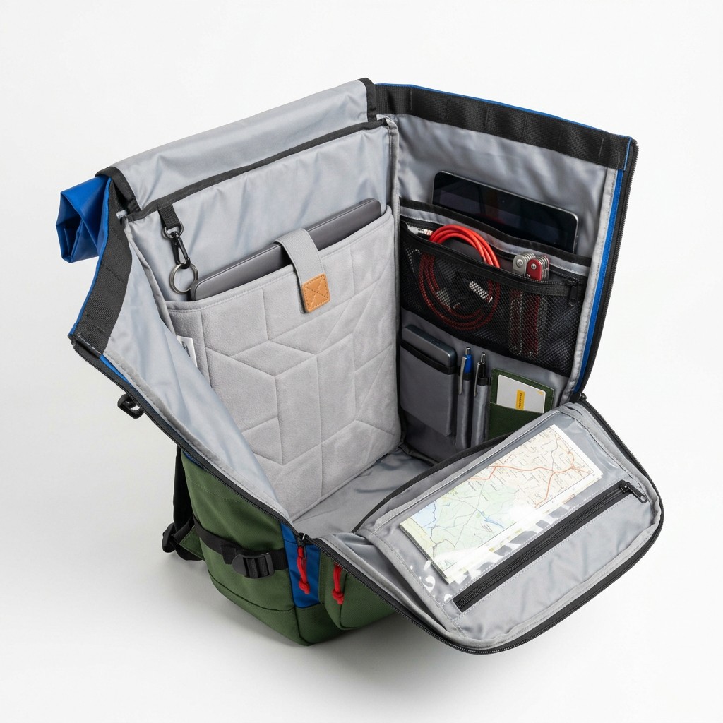 Laptop Bag Backpack Waterproof Canvas For Men Commute B2B