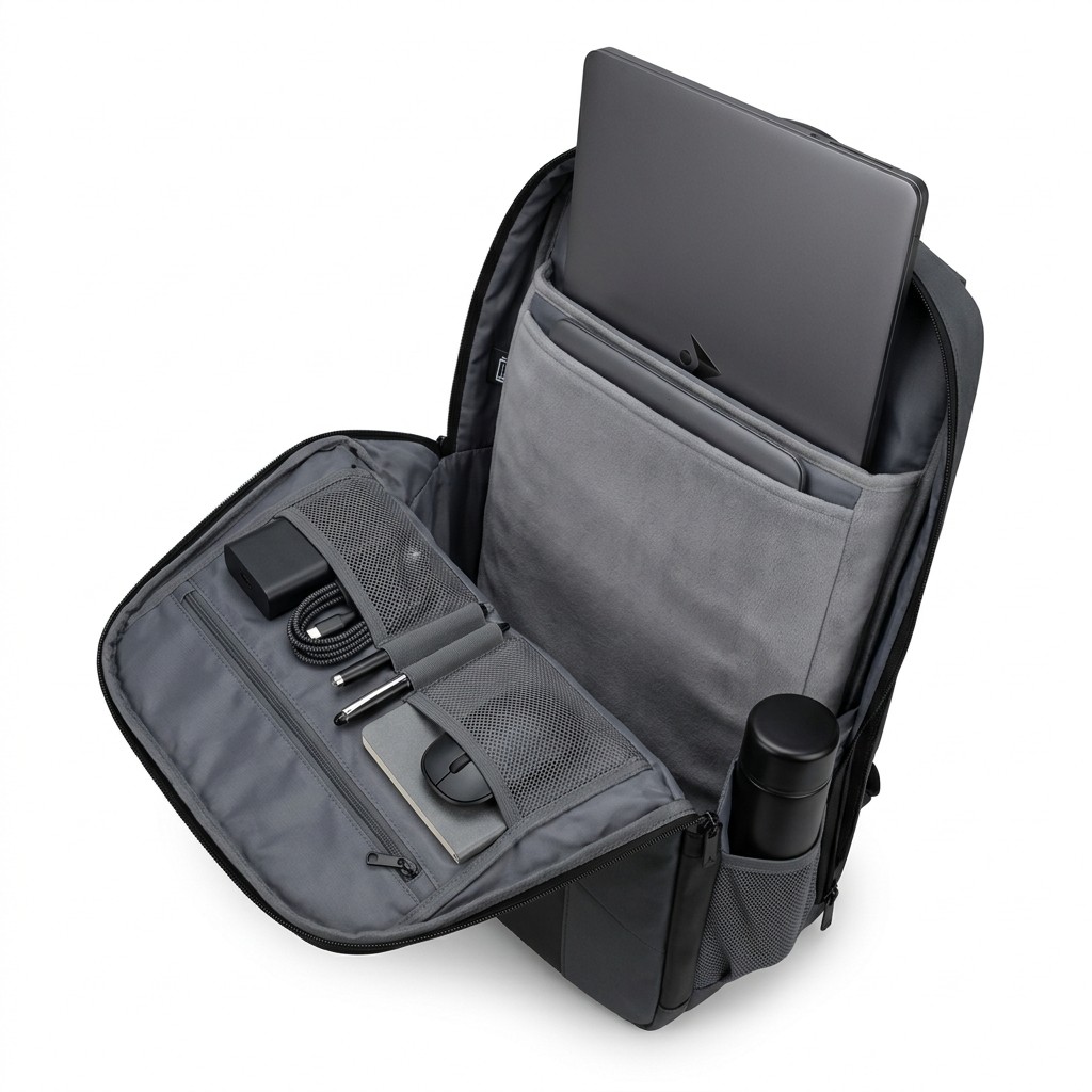 Laptop Bag Backpack Waterproof Nylon For Men Commute B2B