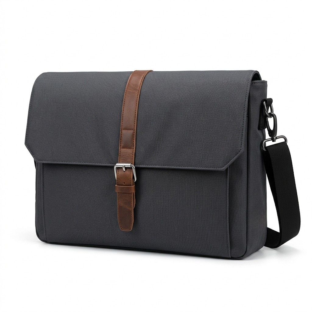 Work Bag Canvas Leather For Men Commute B2B