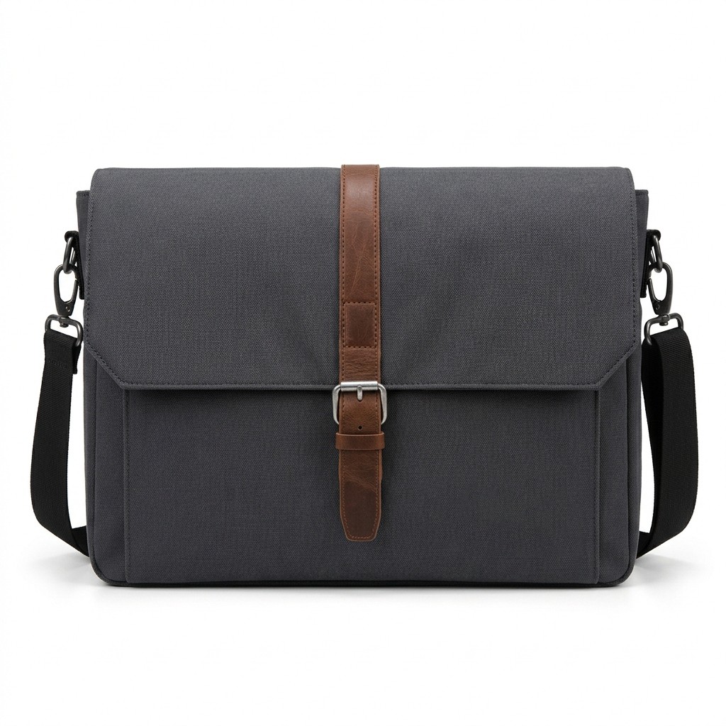 Work Bag Canvas Leather For Men Commute B2B