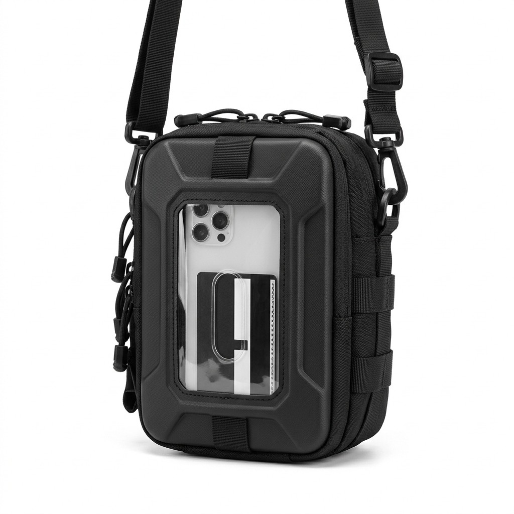Crossbody Bag Tactical Hard Shell For Outdoor Men B2B