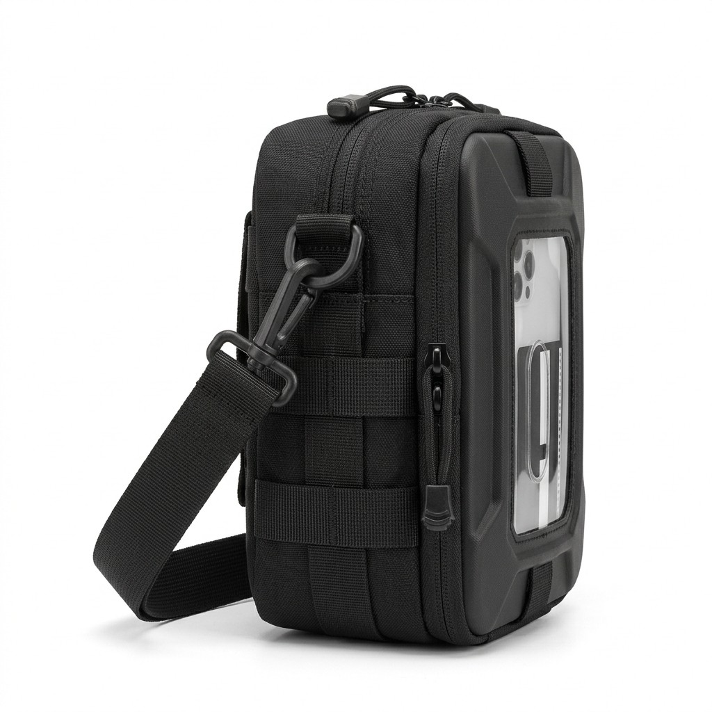 Crossbody Bag Tactical Hard Shell For Outdoor Men B2B