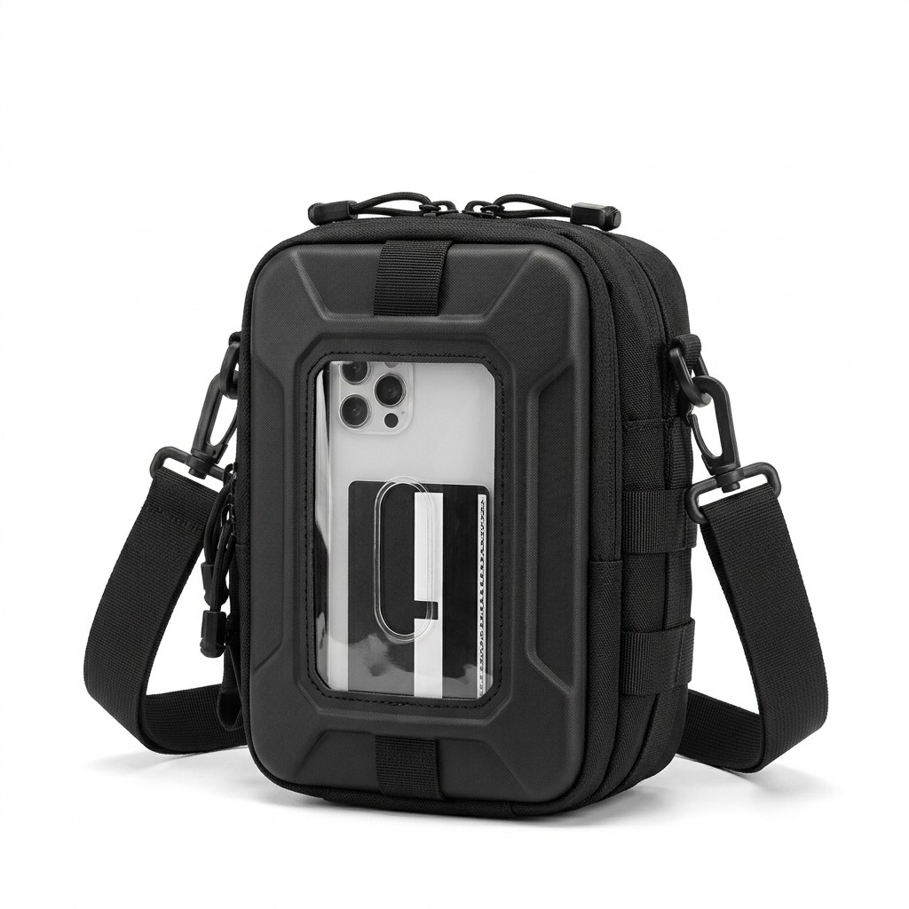 Crossbody Bag Tactical Hard Shell For Outdoor Men B2B