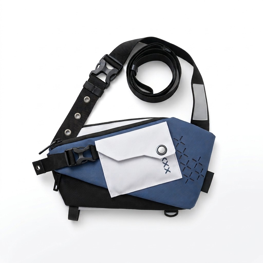 Crossbody Bag Techwear Canvas For Streetwear Commute B2B