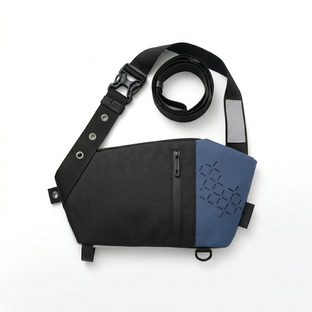 Crossbody Bag Techwear Canvas For Streetwear Commute B2B