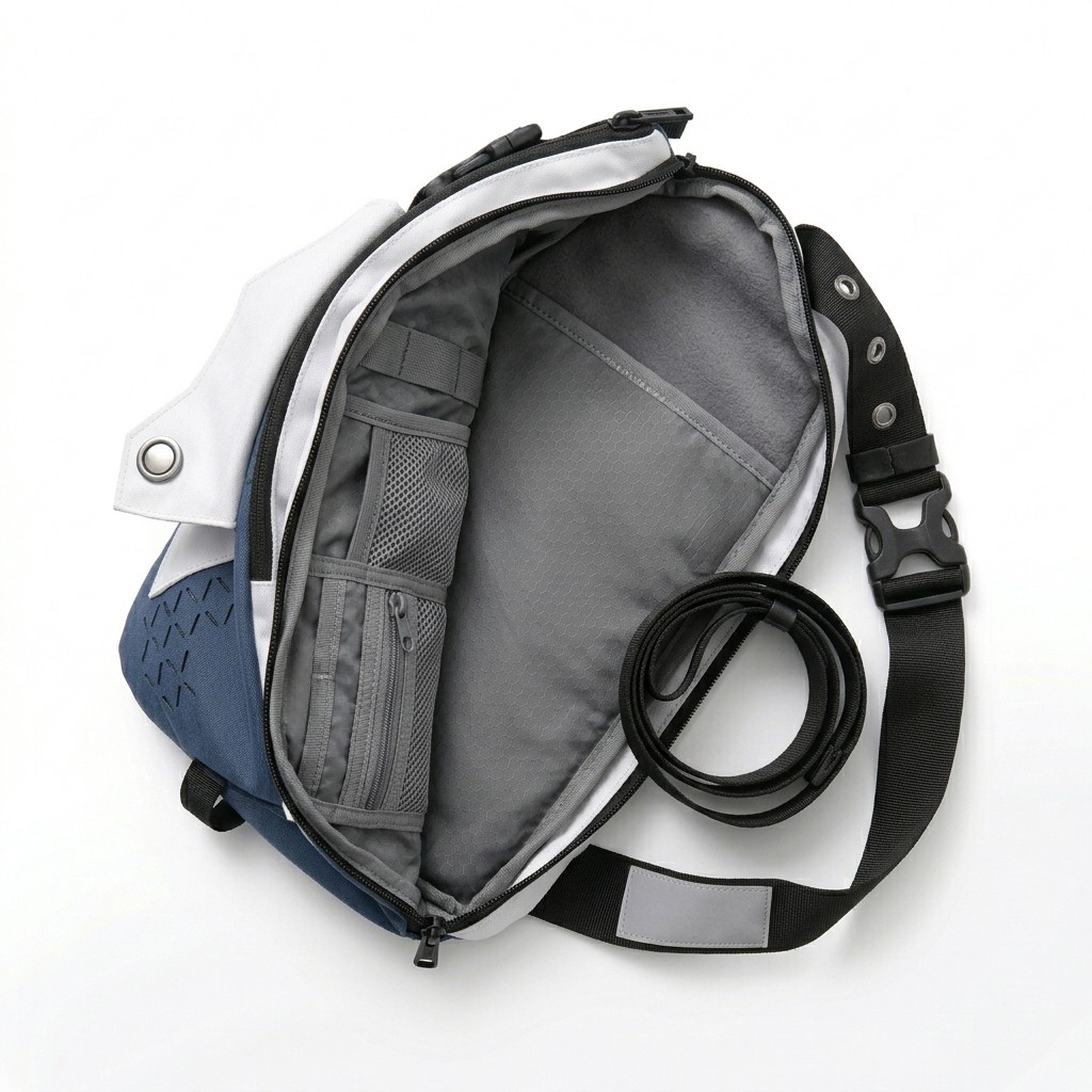Crossbody Bag Techwear Canvas For Streetwear Commute B2B