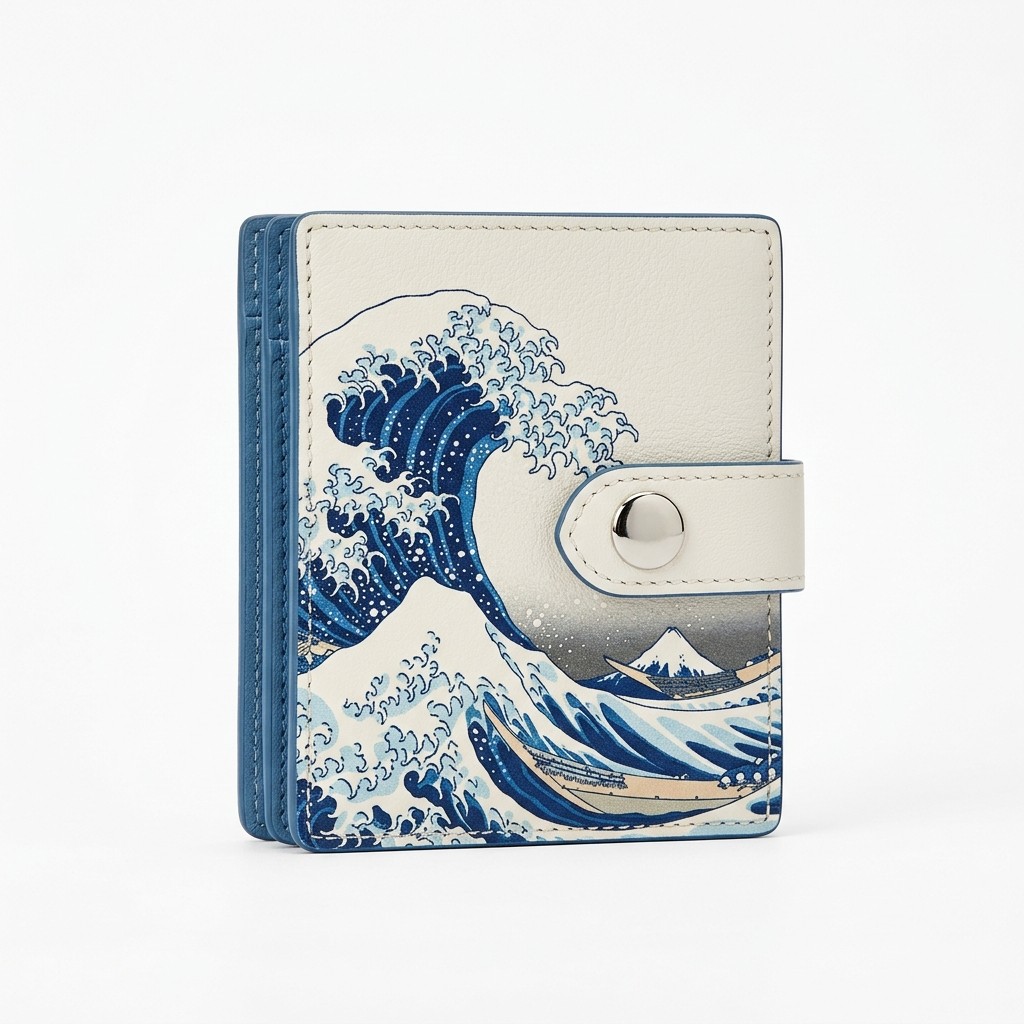 Wallet PU Leather Artistic Print For Retail Buyers B2B