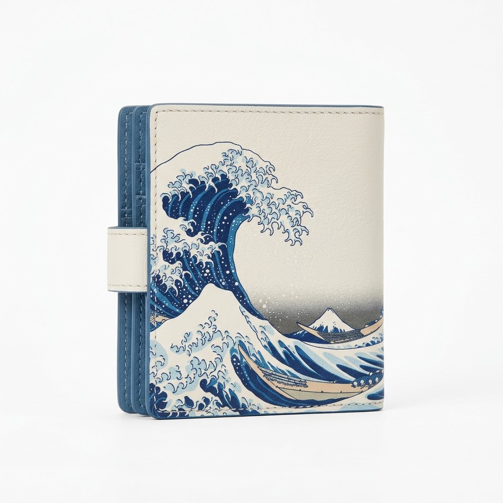Wallet PU Leather Artistic Print For Retail Buyers B2B